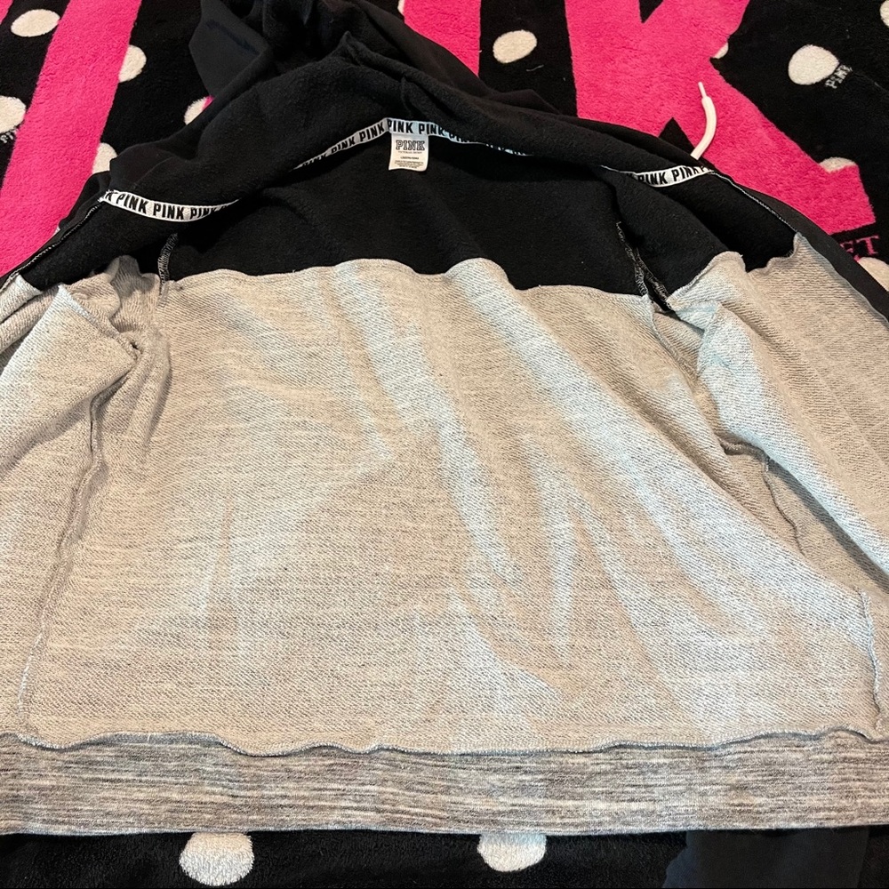 💕 VS PINK 💕 Hoodie Jacket Full Zip Large - Picture 8 of 8